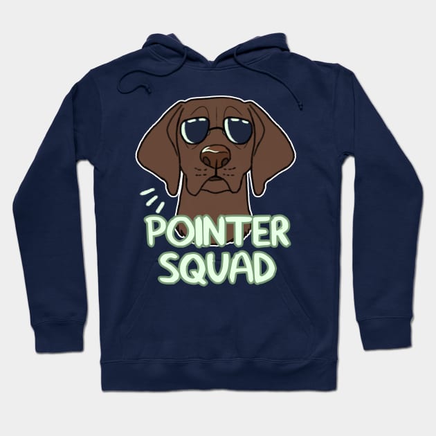 POINTER SQUAD (solid liver) Hoodie by mexicanine
